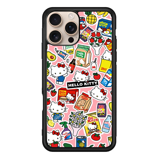 Hello Kitty Stickers iPhone 16 Pro Case - iPhone 16 Pro