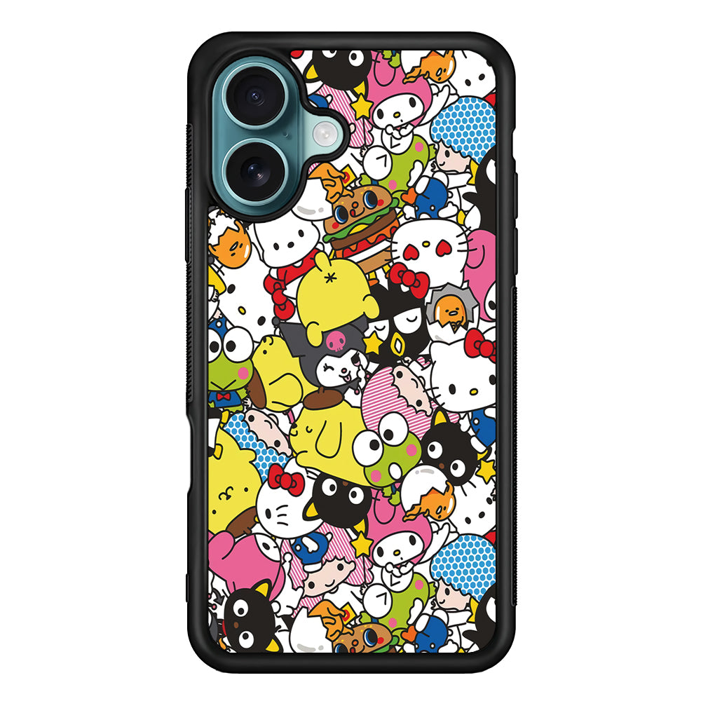 Hello Kitty and Friends Doodle iPhone 16 Case - Xtracase
