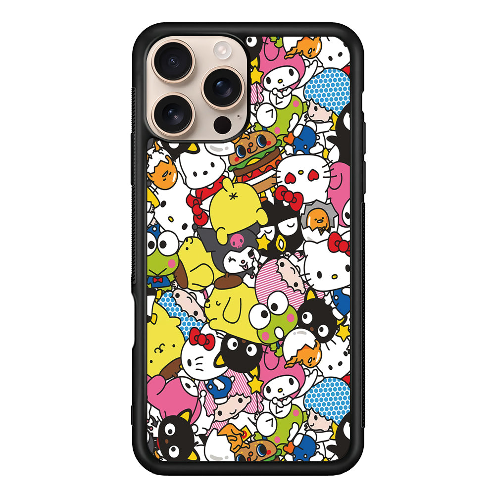 Hello Kitty and Friends Doodle iPhone 16 Pro Case - iPhone 16 Pro