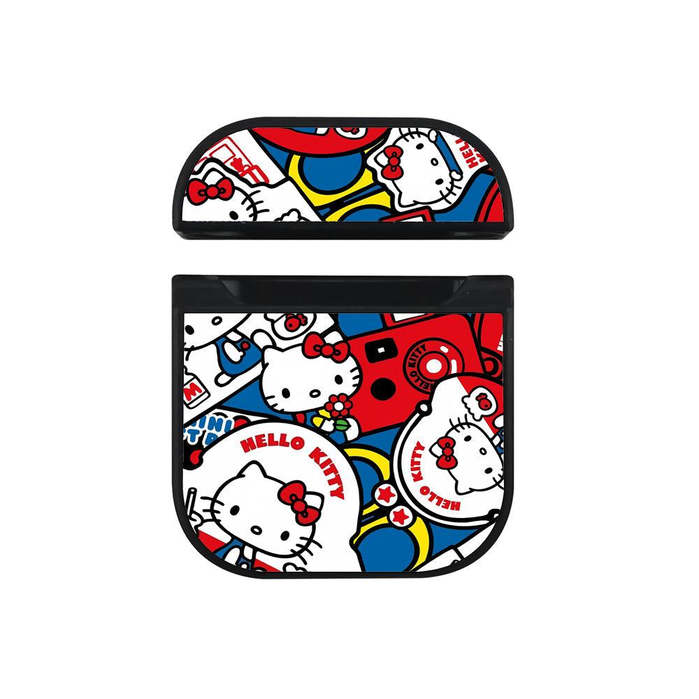 Hello Kitty at Photo Studio Hard Plastic Case Cover For Apple Airpods-Xtracase