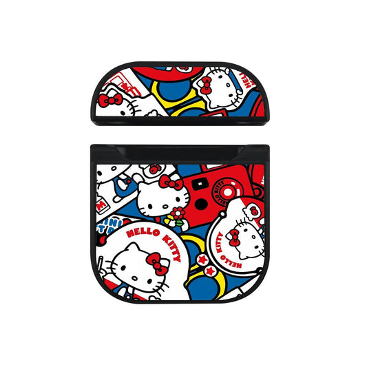 Hello Kitty at Photo Studio Hard Plastic Case Cover For Apple Airpods-Xtracase
