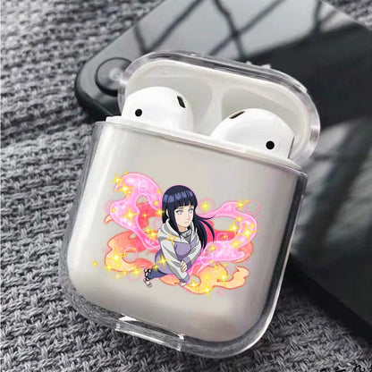 Hinata Hyuuga Beautiful Protective Clear Case Cover For Apple Airpods-Xtracase
