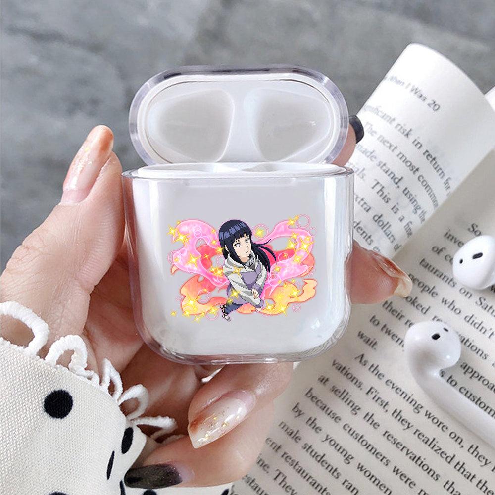 Hinata Hyuuga Beautiful Protective Clear Case Cover For Apple Airpods-Xtracase