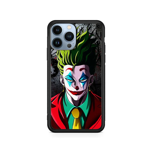 Hisoka X Joker Hunter X Hunter iPhone 13 Pro Max Case-Rubber / Black (2D Case)-Xtracase