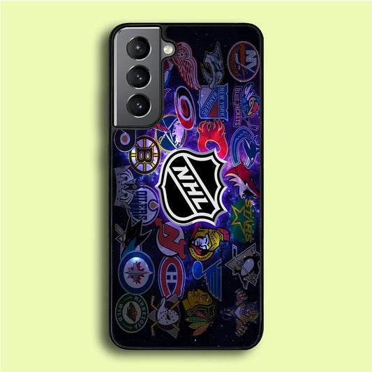 Hockey Teams NHL 002 Samsung Galaxy A14 Case-Rubber / Black (2D Case)-Samsung Galaxy A14 4G-Xtracase