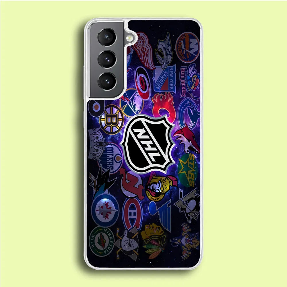 Hockey Teams NHL 002 Samsung Galaxy A14 Case-Rubber / White (2D Case)-Samsung Galaxy A14 4G-Xtracase