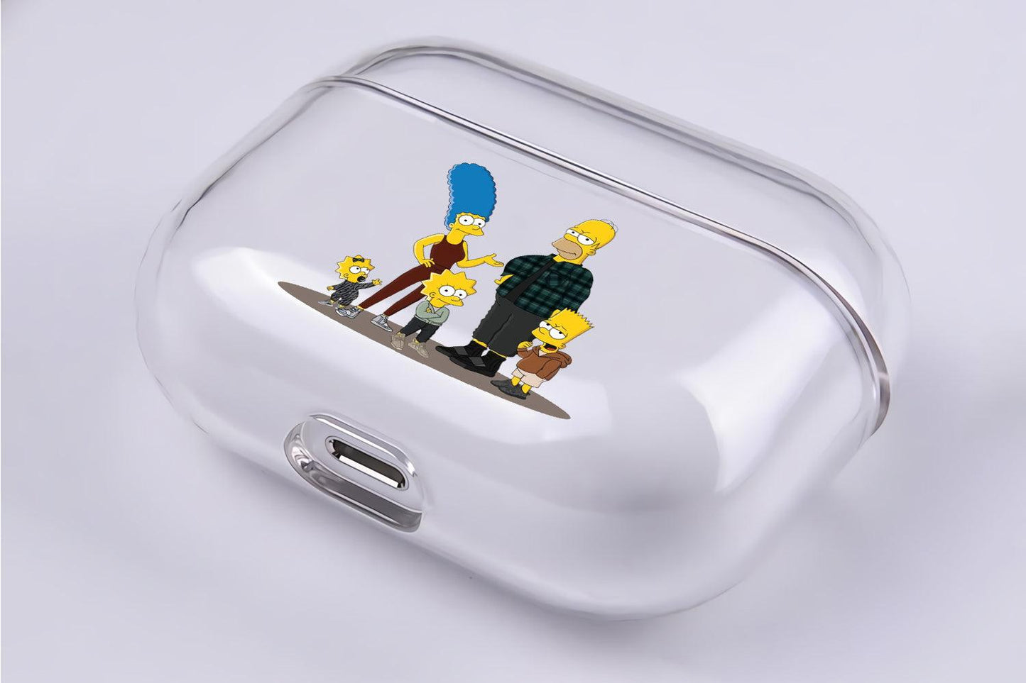 Homer Simpson Family Apple Airpod Pro 2 Clear Case-Xtracase