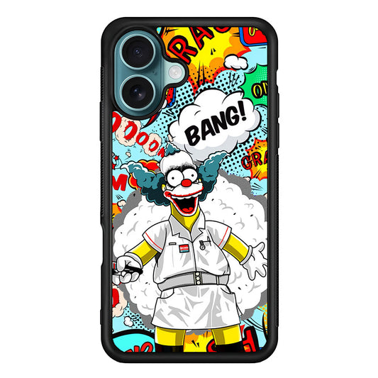 Homer Simpson Joker Bang iPhone 16 Plus Case - Xtracase