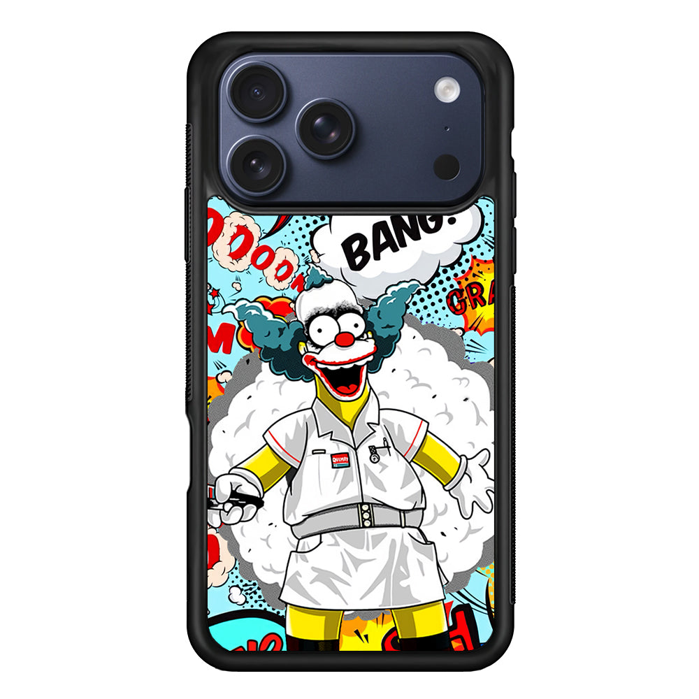 Homer Simpson Joker Bang iPhone 17 Pro Case - Xtracase