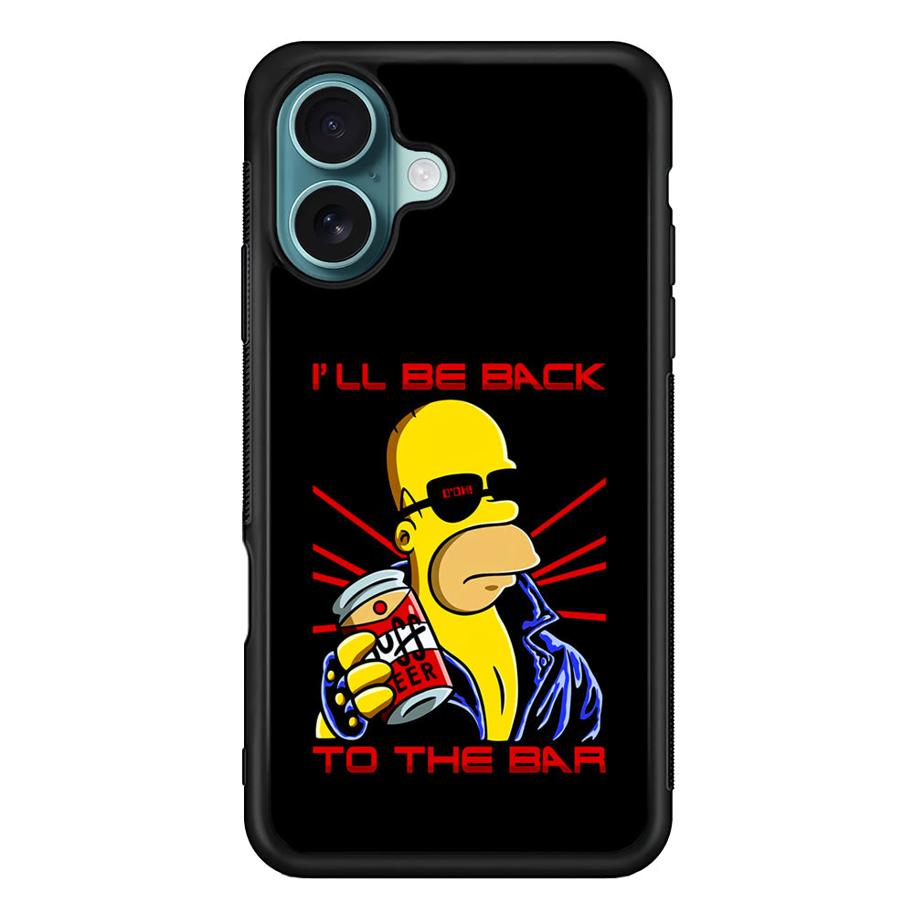Homer Simpson with Duff Beer iPhone 17 Case - Xtracase