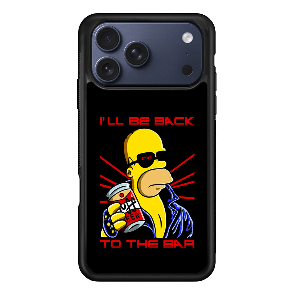 Homer Simpson with Duff Beer iPhone 17 Pro Case - Xtracase