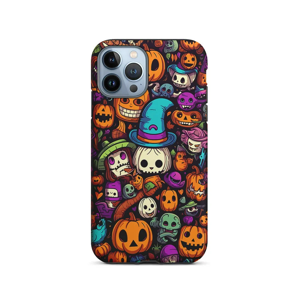 Horror Halloween Themed iPhone 13 Pro Case-2 in 1 Tough Case-Xtracase