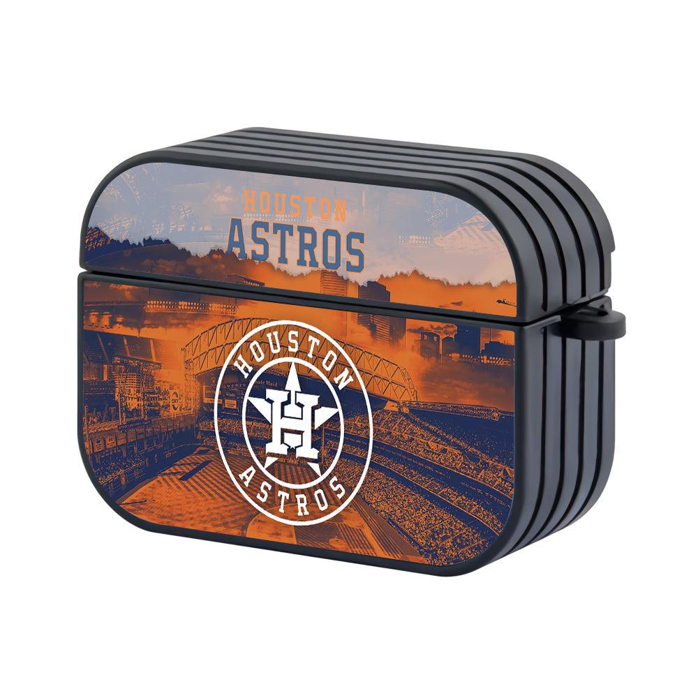 Houston Astros Shining Hard Plastic Case Cover For Apple Airpods Pro 2-Xtracase