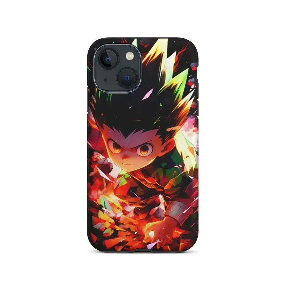 Hunter x Hunter Gon Freecss in Action iPhone 13 Mini Case-2 in 1 Tough Case-Xtracase
