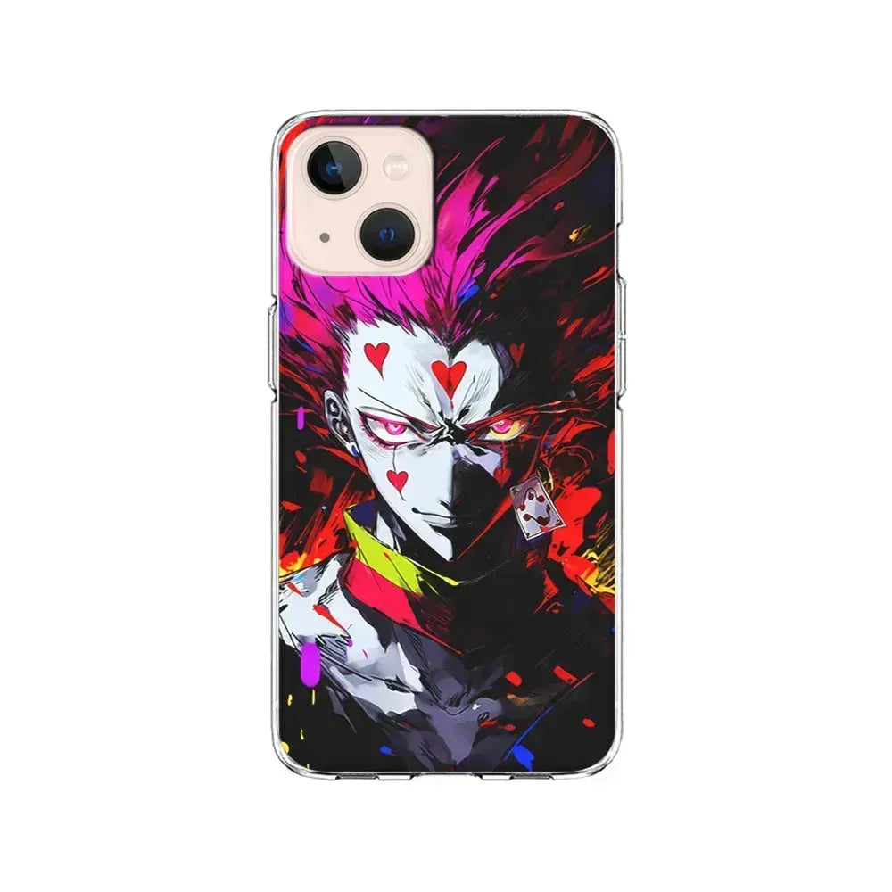 Hunter x Hunter Hisoka Art iPhone 13 Mini Case-Clear Soft Case-Xtracase