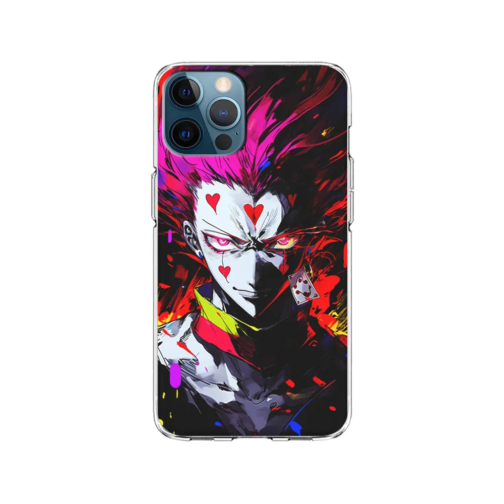 Hunter x Hunter Hisoka Art iPhone 13 Pro Max Case-Clear Soft Case-Xtracase