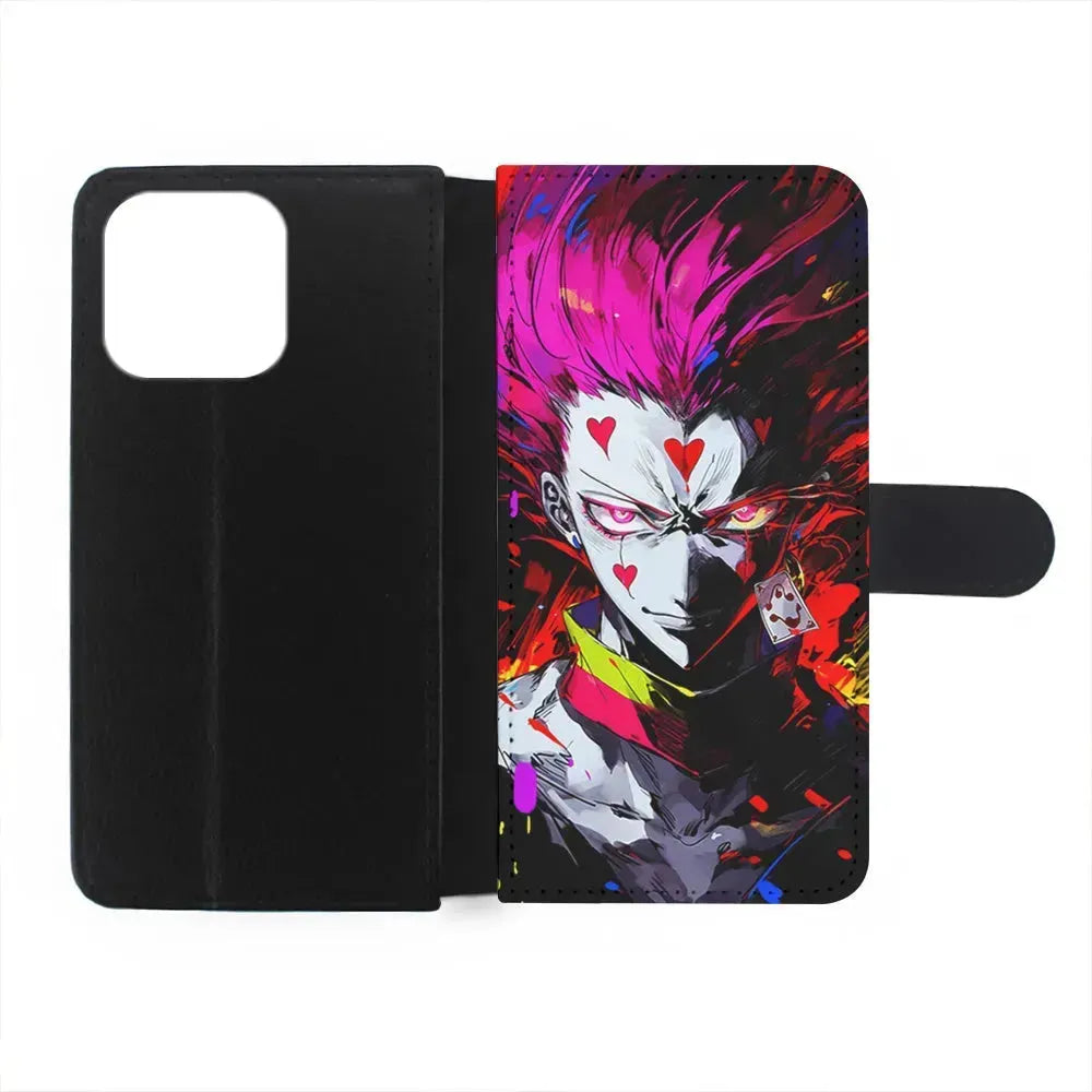 Hunter x Hunter Hisoka Art iPhone 15 Pro Max Case-Flip Wallet Case-Xtracase