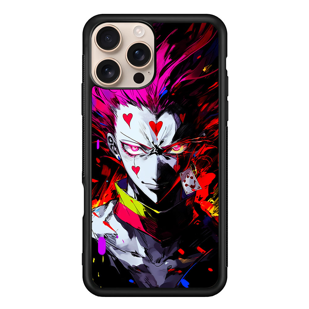 Hunter x Hunter Hisoka Art iPhone 16 Pro Max Case - iPhone 16 Pro Max