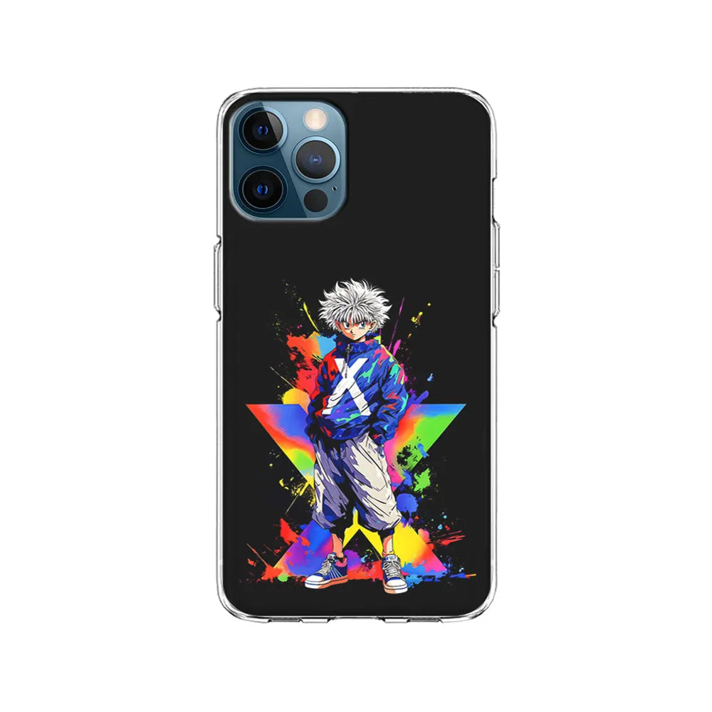 Hunter x Hunter Killua Fashionable iPhone 13 Pro Case-Clear Soft Case-Xtracase