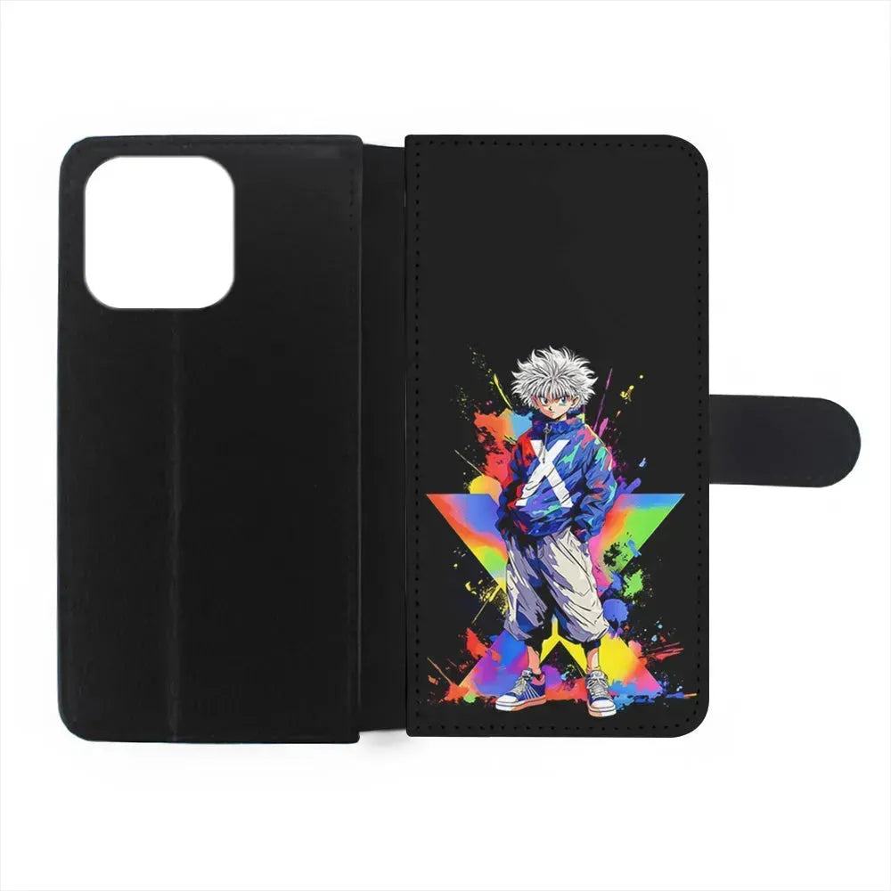 Hunter x Hunter Killua Fashionable iPhone 15 Pro Max Case-Flip Wallet Case-Xtracase