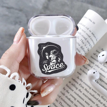 I Need More Space Protective Clear Case Cover For Apple Airpods-Xtracase