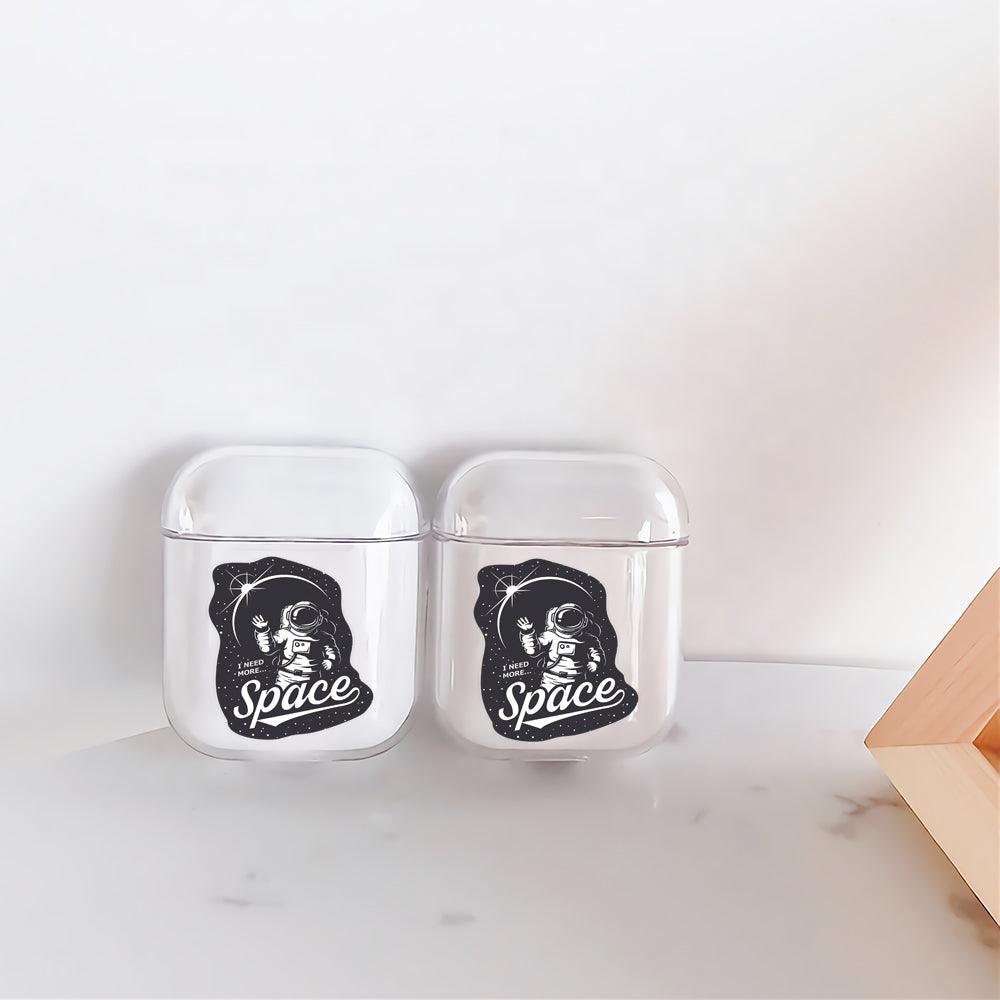 I Need More Space Protective Clear Case Cover For Apple Airpods-Xtracase