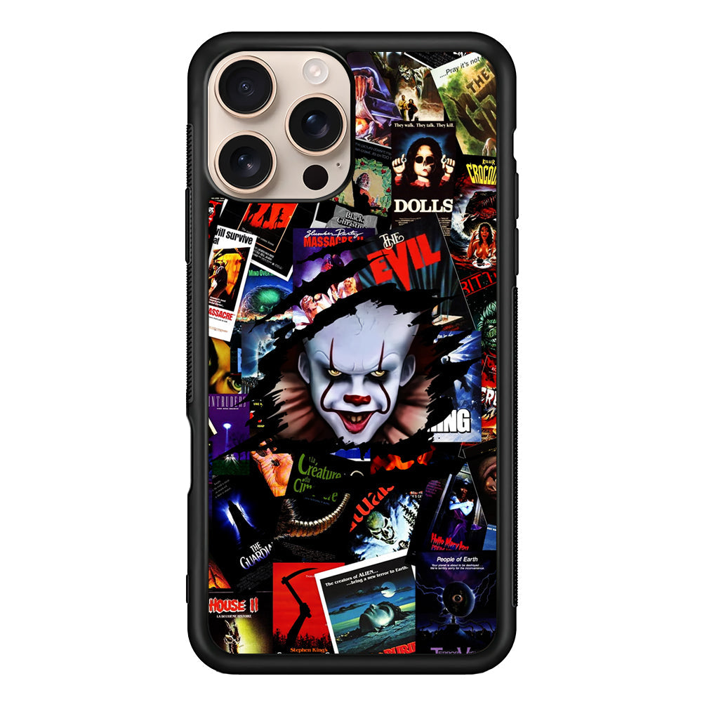 IT Clown Gaze From The Poster iPhone 16 Pro Max Case - iPhone 16 Pro Max