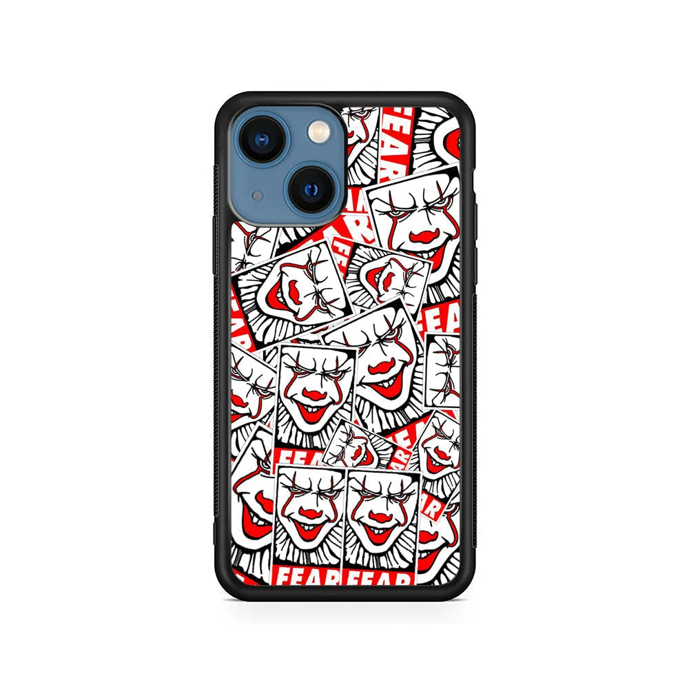 IT Fear Smile iPhone 15 Plus Case-Rubber / Black (2D Case)-Xtracase