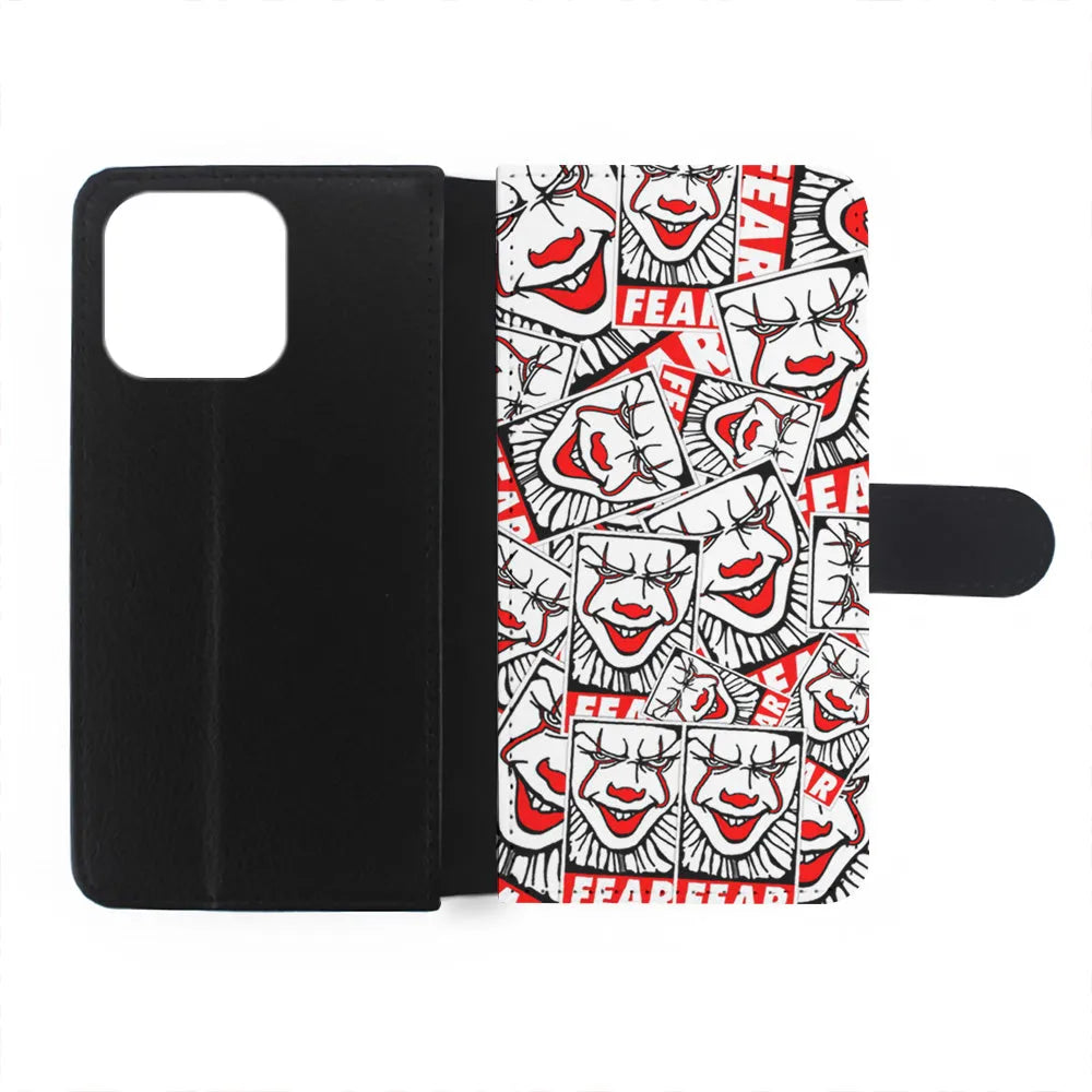 IT Fear Smile iPhone 15 Plus Case-Flip Wallet Case-Xtracase