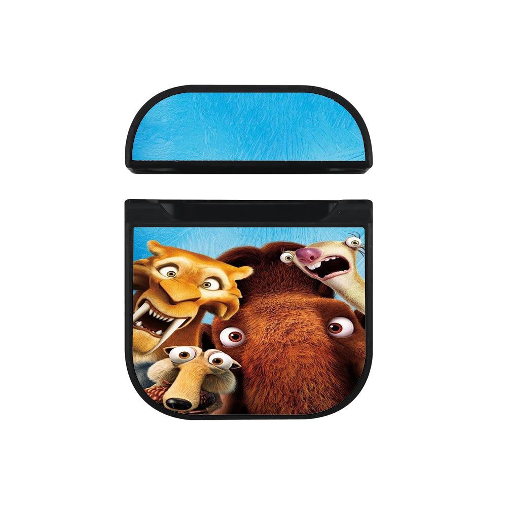 Ice Age Character Shock Face Hard Plastic Case Cover For Apple Airpods-Xtracase