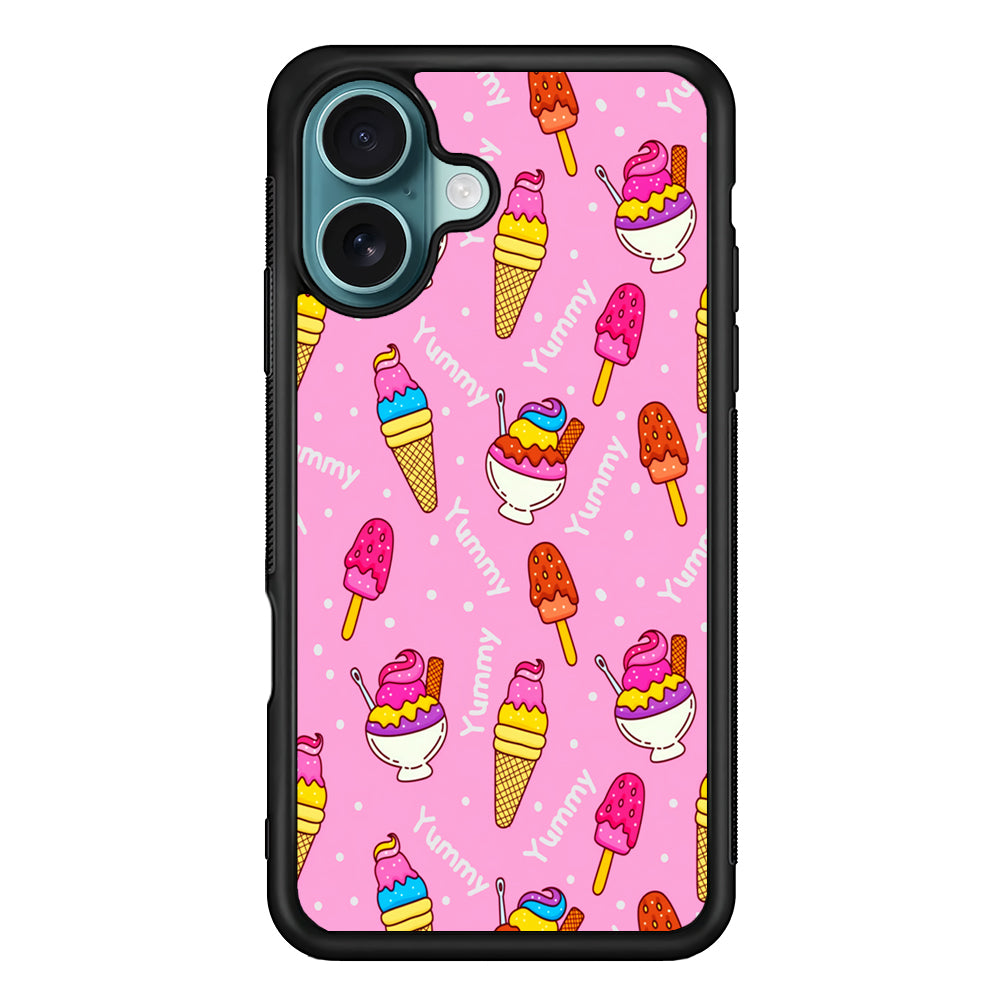 Ice Cream Doodle Yummy iPhone 16 Case - Xtracase