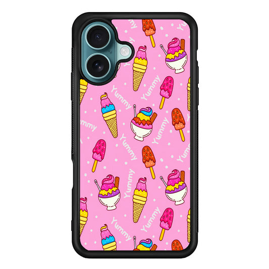 Ice Cream Doodle Yummy iPhone 16 Plus Case - Xtracase
