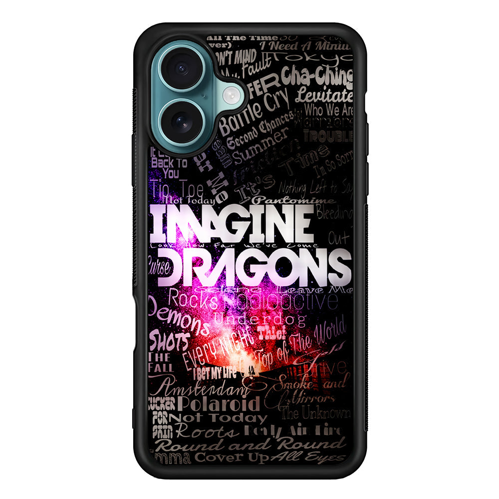 Imagine Dragons Lettering Art iPhone 17 Case - Xtracase