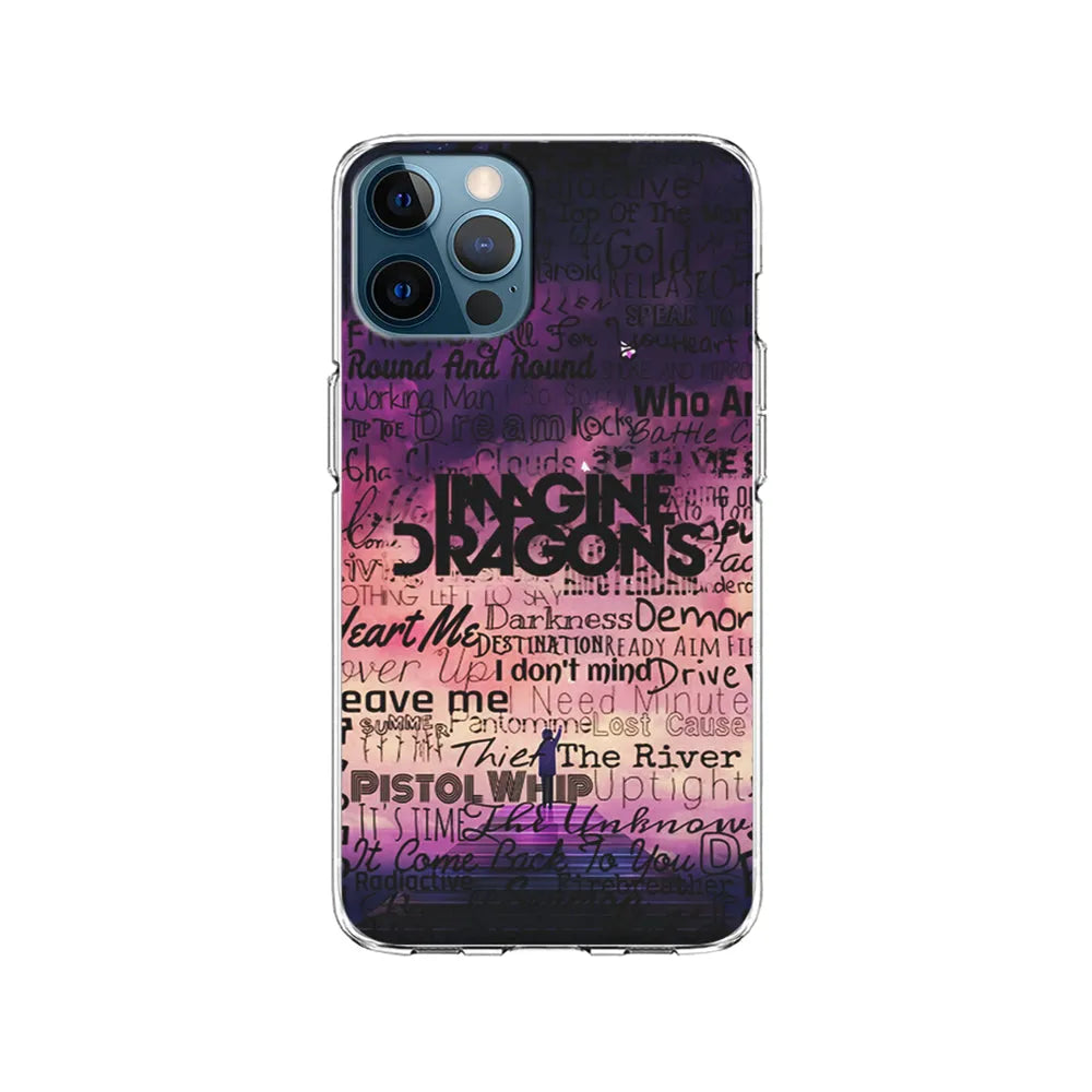 Imagine Dragons Poster Art iPhone 13 Pro Case-Clear Soft Case-Xtracase