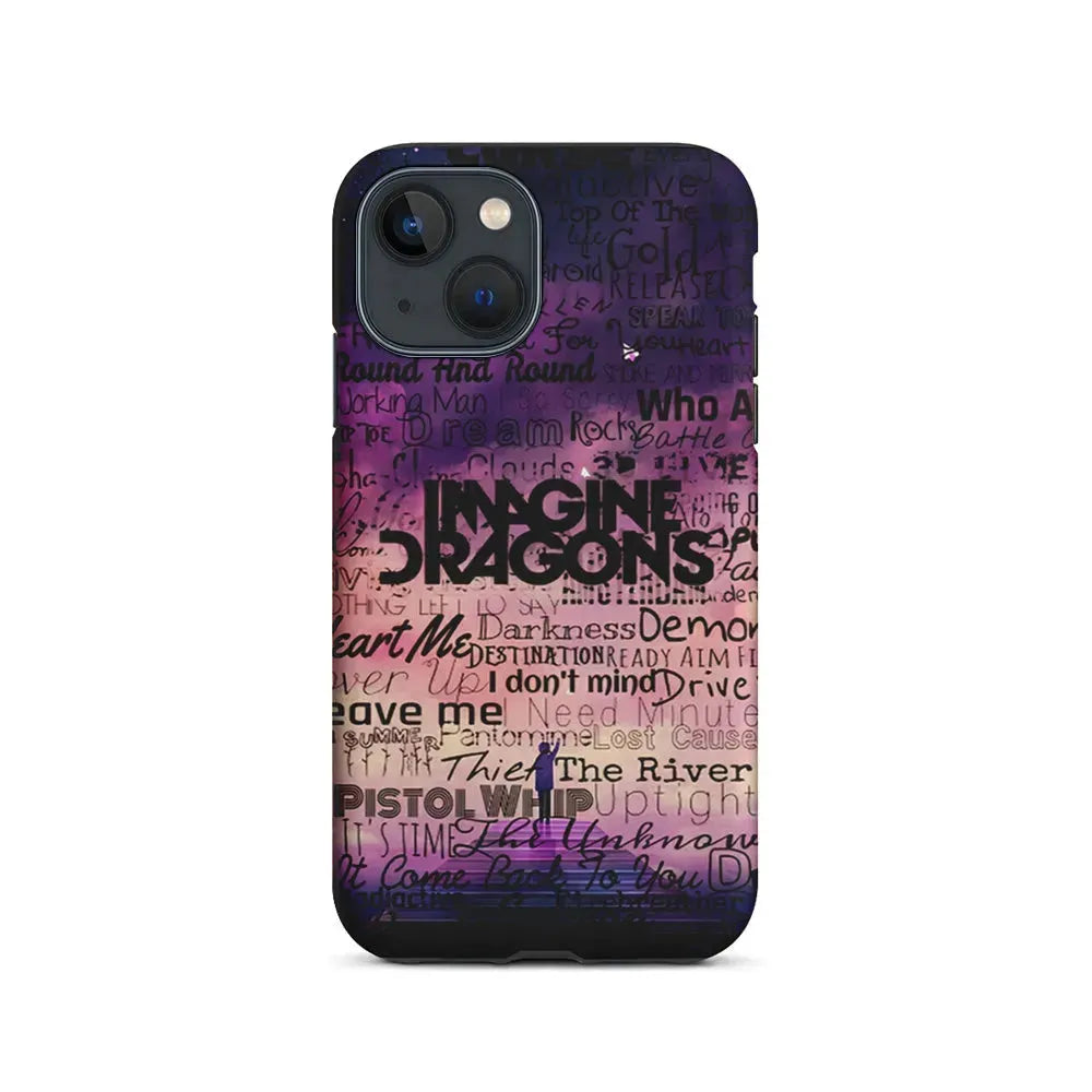 Imagine Dragons Poster Art iPhone 13 Mini Case-2 in 1 Tough Case-Xtracase