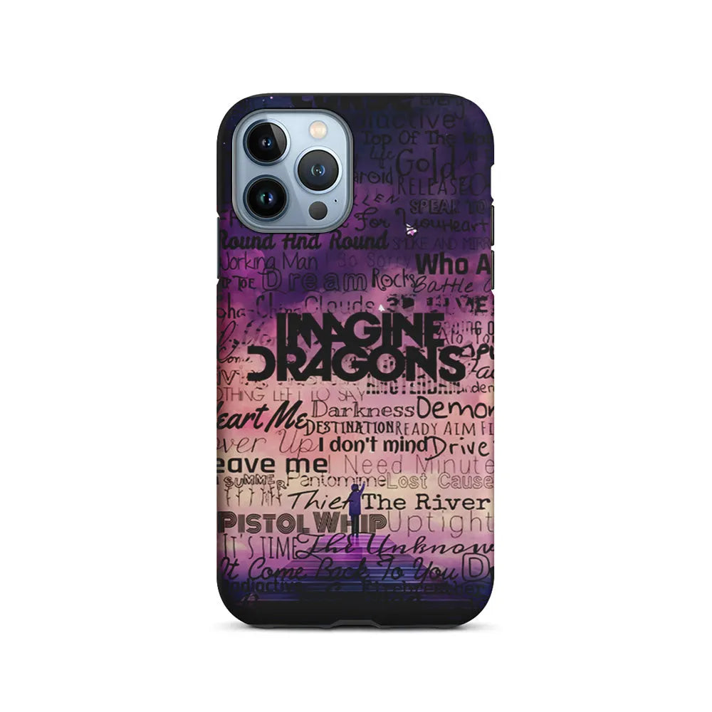 Imagine Dragons Poster Art iPhone 13 Pro Case-2 in 1 Tough Case-Xtracase