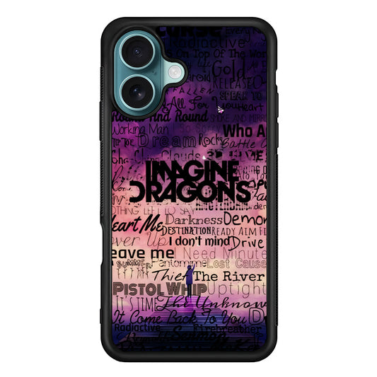 Imagine Dragons Poster Art iPhone 16 Plus Case - Xtracase