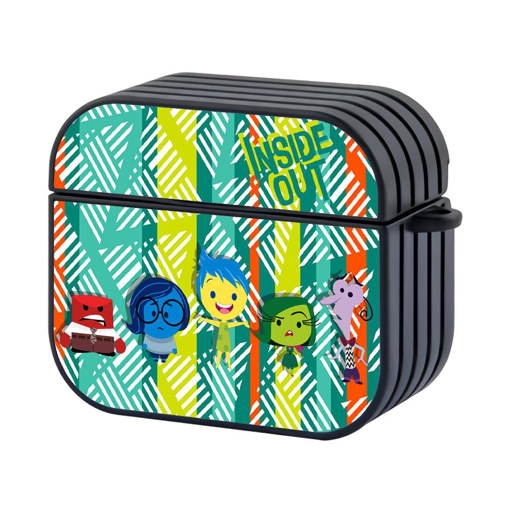 Inside Out Day Full of Wandering Hard Plastic Case Cover For Apple Airpods 3-Xtracase