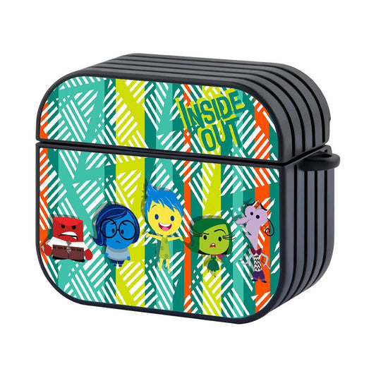 Inside Out Day Full of Wandering Hard Plastic Case Cover For Apple Airpods 3-Xtracase