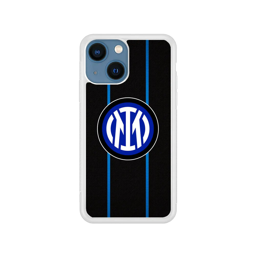 Internazionale Milano Serie A iPhone 15 Plus Case-Rubber / White (2D Case)-Xtracase