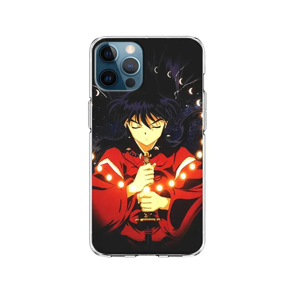 Inuyasha Moon Phases iPhone 15 Pro Max Case-Clear Soft Case-Xtracase