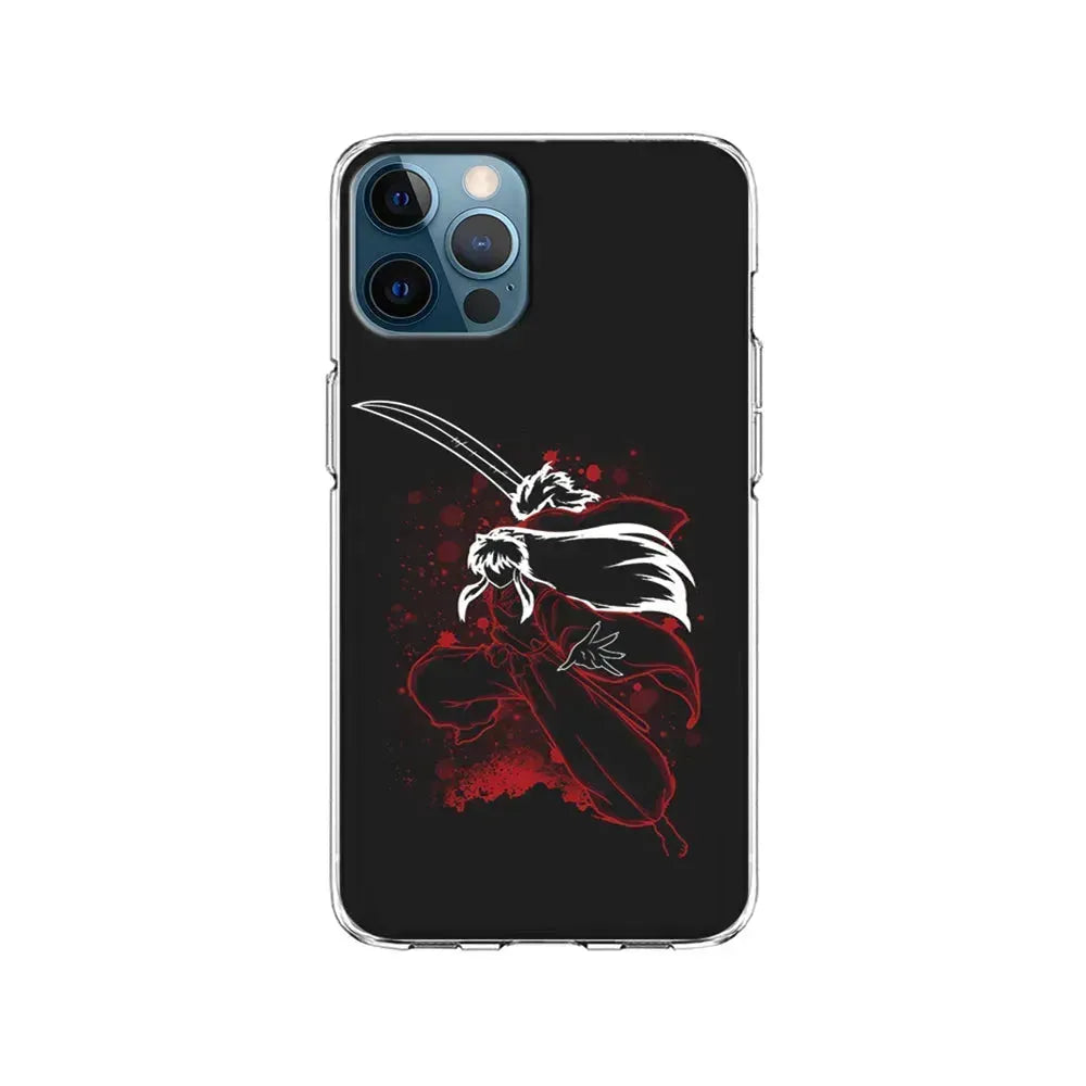 Inuyasha Silhouette iPhone 15 Pro Max Case-Clear Soft Case-Xtracase