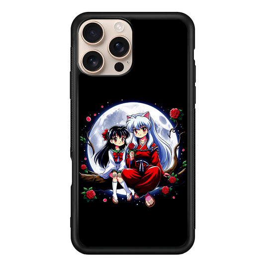 Inuyasha and Kagome Full Moon iPhone 16 Pro Case - iPhone 16 Pro