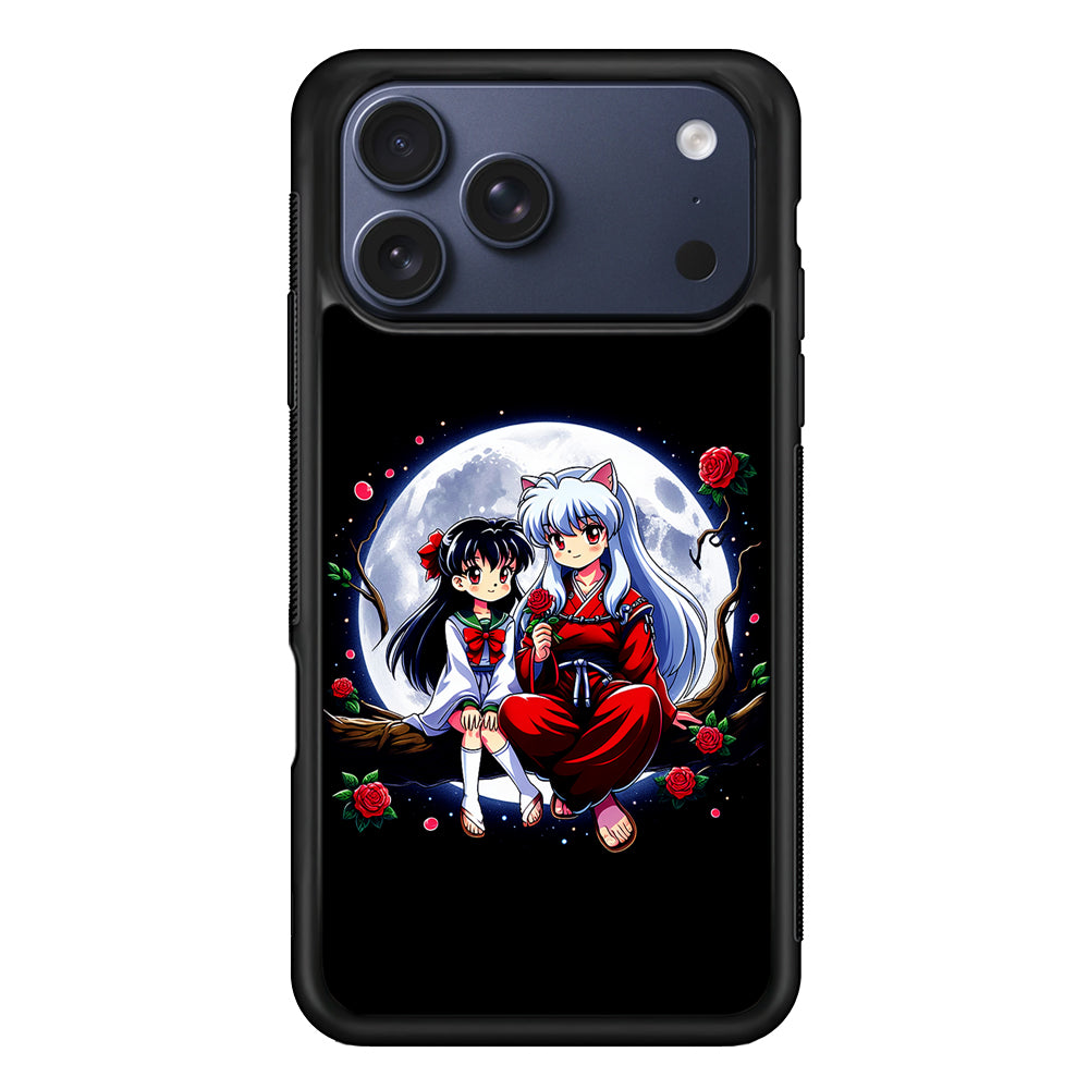 Inuyasha and Kagome Full Moon iPhone 17 Pro Case - Xtracase