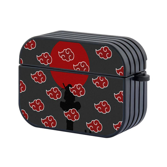 Itachi Uchiha Silhouette Symbol Hard Plastic Case Cover For Apple Airpods Pro-Xtracase