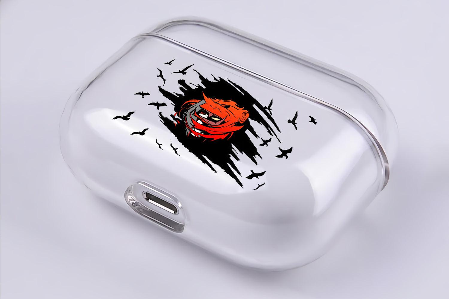 Itachi Susano'o with Crows Kuchiyose Apple Airpod Pro 2 Clear Case-Xtracase