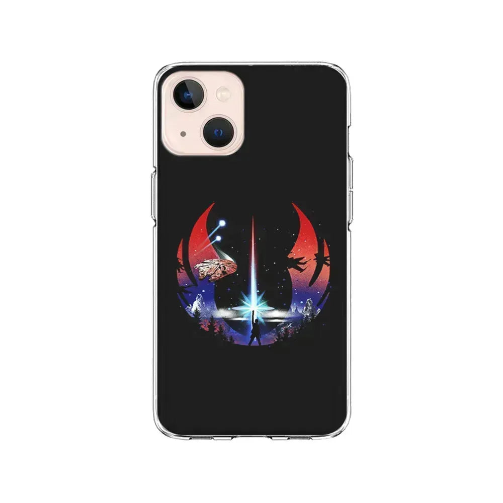 Jedi Order Logo Star Wars iPhone 13 Mini Case-Clear Soft Case-Xtracase