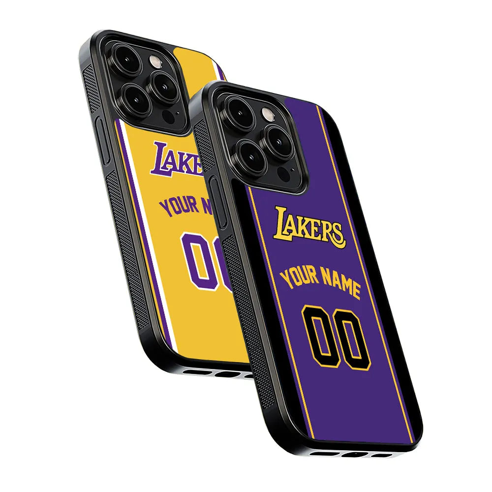 Custom Jersey Los Angeles Lakers NBA Phone Case-Xtracase