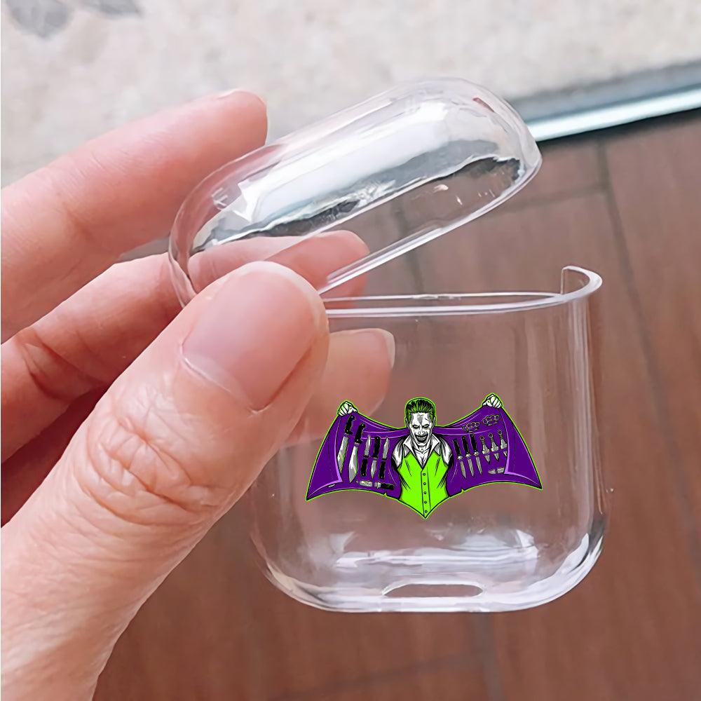 Joker Batman Logo Apple Airpods Clear Case-Xtracase
