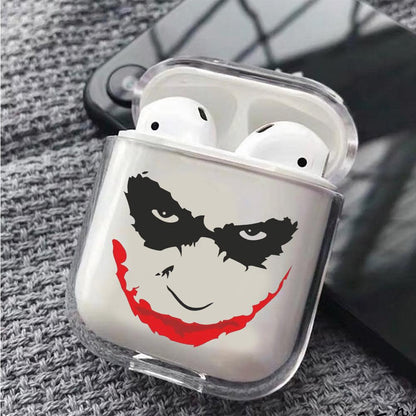 Joker Face Art Protective Clear Case Cover For Apple Airpods-Xtracase